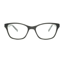 2017 Simple Matt Black Acetate Optical Glasses